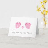 Carte Lesbienne Couple Nouvelle Fille Bébé - Et L'Une Fa (Fleur jaune)