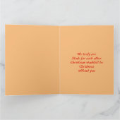 Carte Lesbienne Noël Gingerpain Dames Custom Femme (Intérieur)