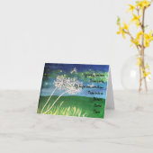 Carte L'espoir de voir le jour (Fleur jaune)