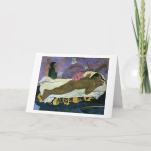 Carte L'Esprit de la morte veillant, Gauguin