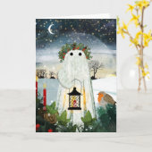 Carte L'Esprit du Solstice d'Hiver (Fleur jaune)