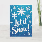 Carte Let It Snow Card (Devant)