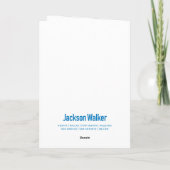 Carte Let It Snow (Globe) Greeting Card (Dos)