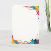 Carte Let’s Celebrate Greeting Card (Dos)