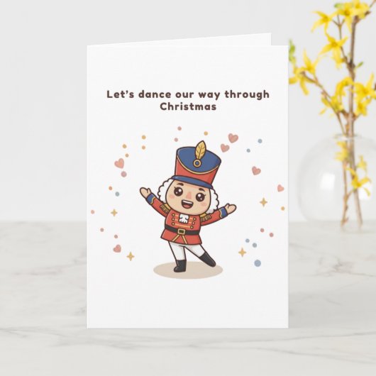 Carte Let’s Dance Our Way Through Nutcracker Card (Fleur jaune)