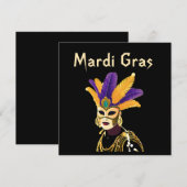 Carte "Let the Good Times Roll : Mardi Gras Celebration" (Devant / Derrière)