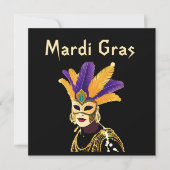 Carte "Let the Good Times Roll : Mardi Gras Celebration" (Devant)