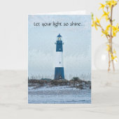 Carte Let Your Light So Shine (Fleur jaune)