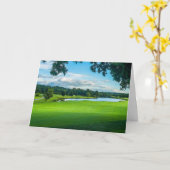 Carte L'Été Au Golf (Fleur jaune)
