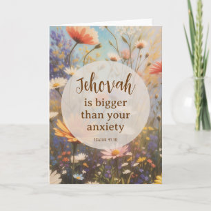 Carte L'Eternel est plus grand que votre anxiété JW