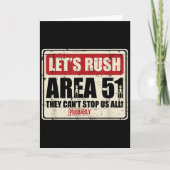 Carte Let's Area 51 They Can't Stop Us All Probably (Devant)