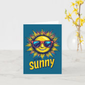 Carte Let's Get Sunny Motivation For Bright Days  (Fleur jaune)