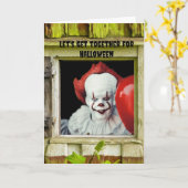 Carte Let's get together for Halloween. (Fleur jaune)