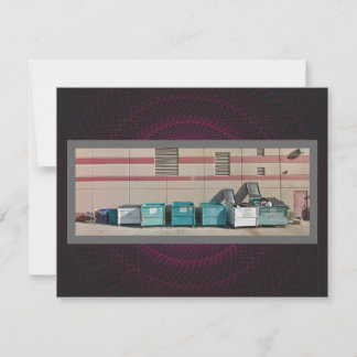Carte Let's Get Trashed Greeting Card