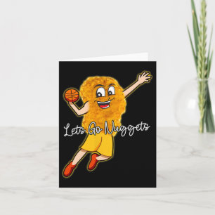 Carte Lets Go Nuggets - Chicken Nugget Joueur Bysketbyll