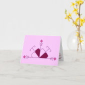 Carte letton de croyance de fidélité (version (Fleur jaune)