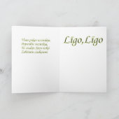 Carte letton de solstice d'été (Intérieur)