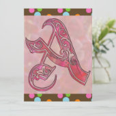 Carte Lettre A (Debout devant)