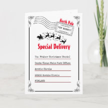 Lettre à Père Noël Pôle Nord livraison enfants pho