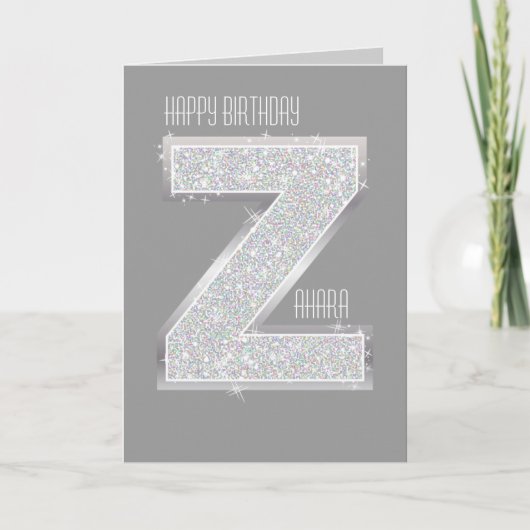 CARTE LETTRE ARGENT Z (Devant)