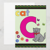 Carte Lettre cat C (Devant / Derrière)