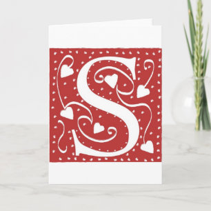 CARTE LETTRE COEUR MARIAGE S