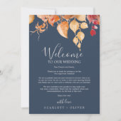 Carte LETTRE D'ACCUEIL Mariage DE LA Marine (Devant)