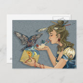 Carte lettre d'amour (Devant / Derrière)