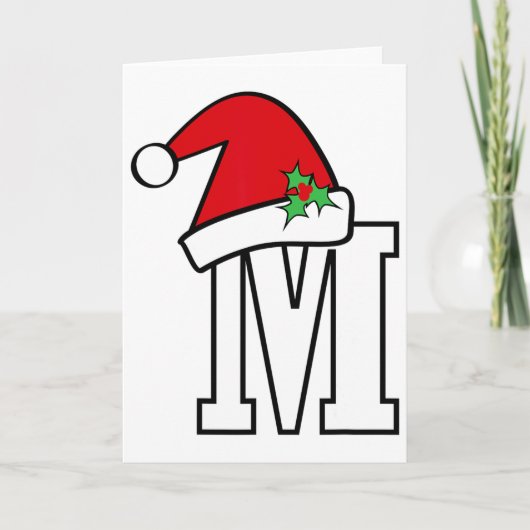 Carte Lettre de Santa M Cute Cadeau de sort orthographiq (Devant)