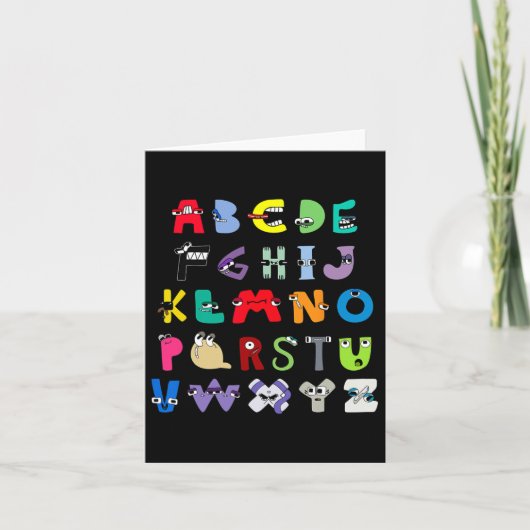 Carte Lettre d'erreur Abc Apprentissage Garçons Correspo (Devant)