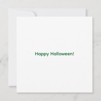 Carte Lettre d'Halloween qui correspond à la nature