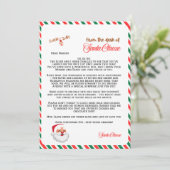 Carte Lettre personnalisée (Debout devant)