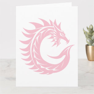 Carte LETTRE STYLE Dragon C, Alphabet Dragon, Monogramme