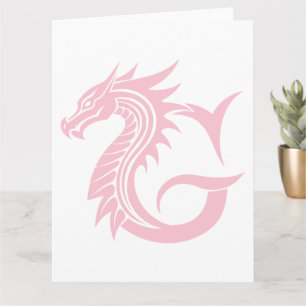 Carte LETTRE STYLÉE DE Dragon G, Alphabet DE Dragon, Mon