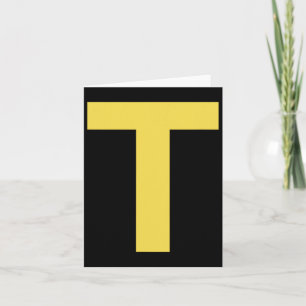 Carte Lettre T Fun Chipmunk Group Correspondant Hallowee