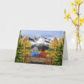 Carte Lettres peintes de la maison, Bootcamp de petite-f (Fleur jaune)