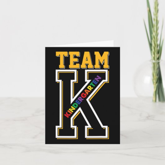 Carte L'Étudiant De La Maternelle K Retourne À L'École (Devant)