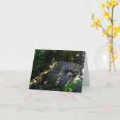 Carte Leugauge Spider Orb Web 2 Note Card (Fleur jaune)