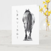 Carte Leuilding ? Horse's Butt, Walking Away : Pencil Ar (Fleur jaune)