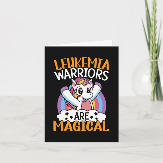 Carte Leukemia Warriors (Devant)