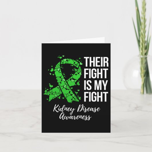 Carte Leur Combat Est Mon Combat Conscience Des Maladies (Devant)