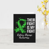 Carte Leur Combat Est Mon Combat Conscience Des Maladies (Fleur jaune)