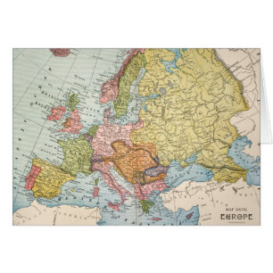 CARTE : L'EUROPE, 1885