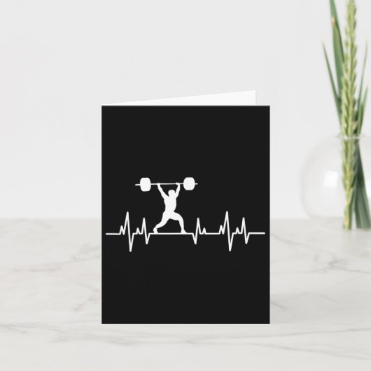 Carte Levage de poids Levant Levant Bodybuilding Il (Devant)