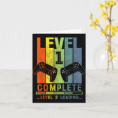 Carte Level 1 Complete Gamer Gift 1 Years Wedding Annive (Fleur jaune)