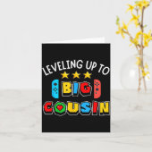 Carte Leveling Up To Big Cousin Funny Gaming Video Game (Fleur jaune)
