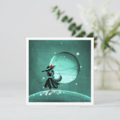 Carte Lever de lune - Mini impression (Debout devant)