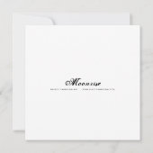 Carte Lever de lune - Mini impression (Dos)