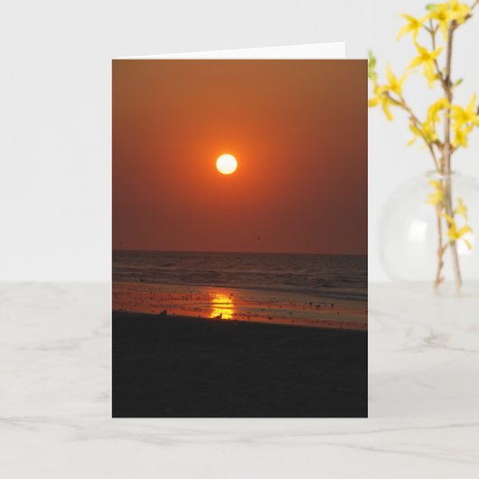 Carte Lever de soleil (Fleur jaune)