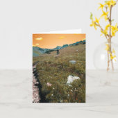 Carte lever de soleil (Fleur jaune)